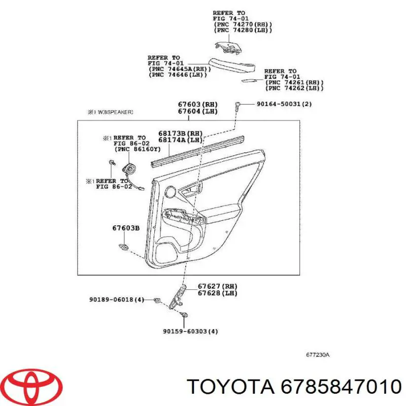 6785847010 Toyota 