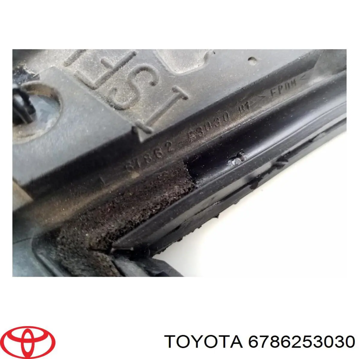 Уплотнитель двери передней левой (на двери) Toyota 6786253030 цена, от 11.40 USD