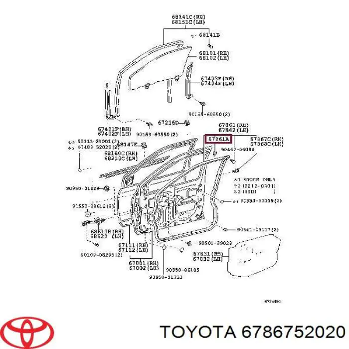 6786752040 Toyota 