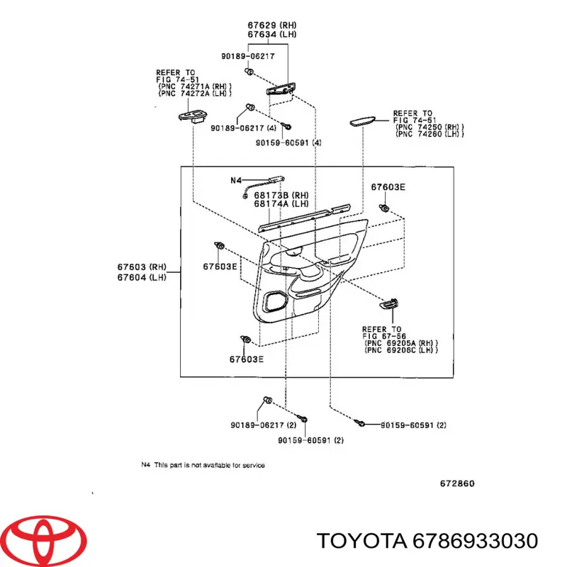  Toyota 6786933030 цена, от 4.25 USD