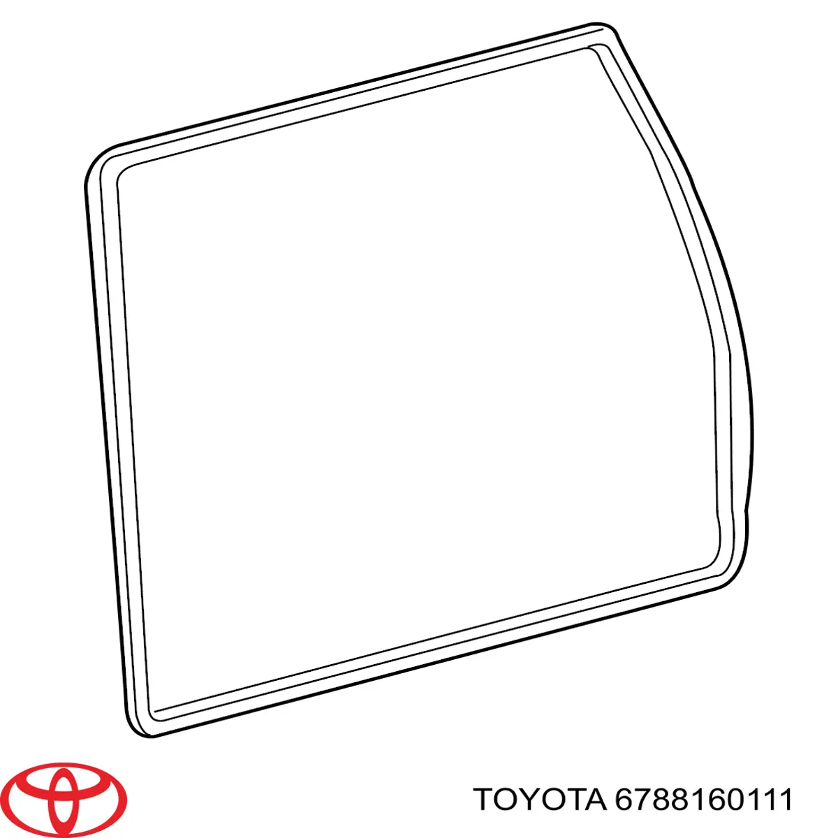 Уплотнитель багажника (двери 3/5-й задней) на Toyota Land Cruiser 100 
