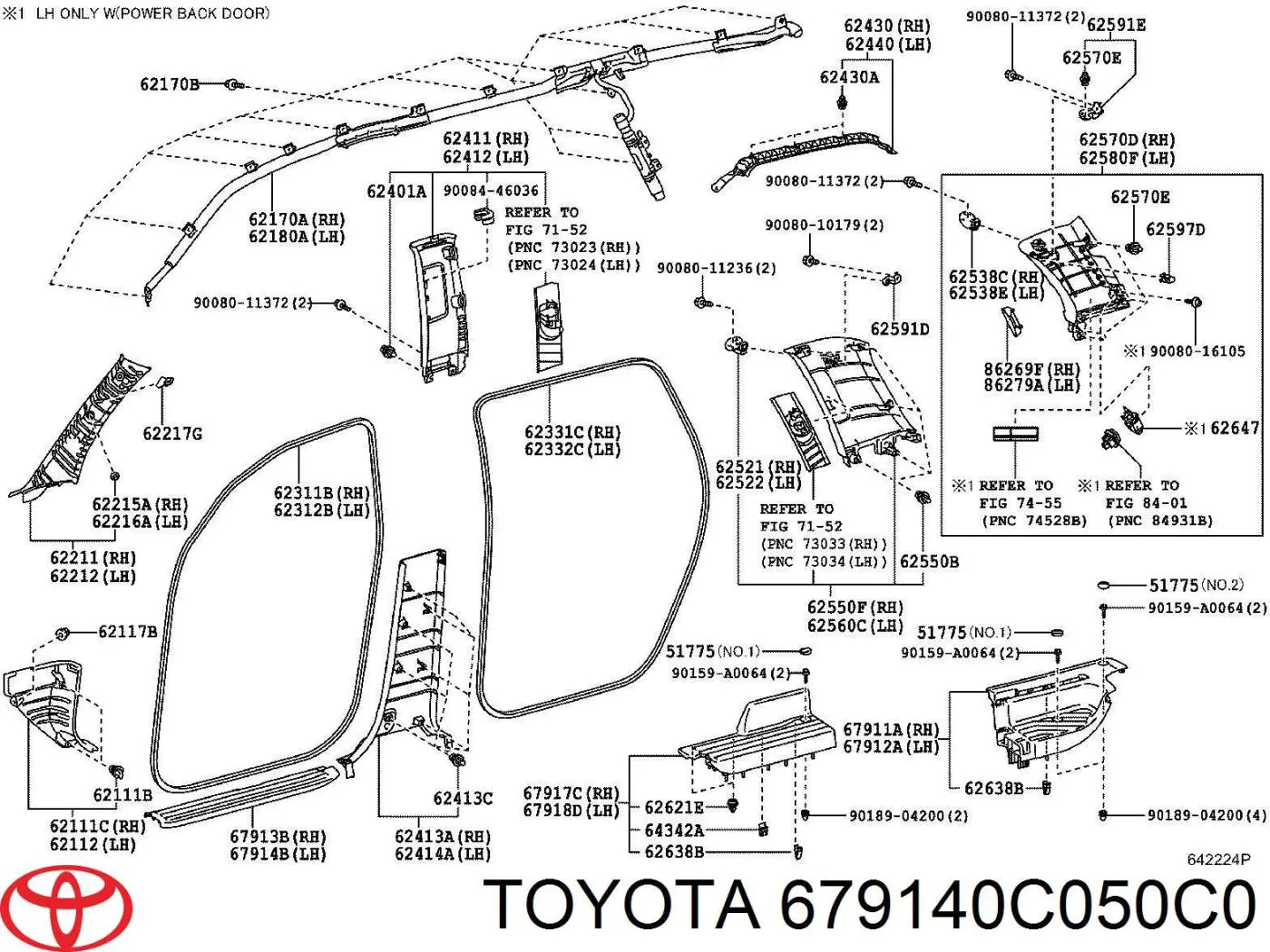  Toyota 679140C050C0 цена, от 139.16 USD