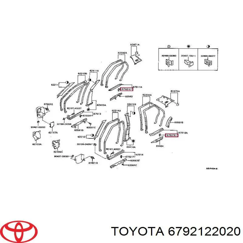  6792122020 Toyota