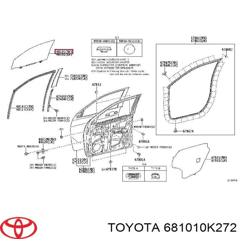 681010K272 Toyota 