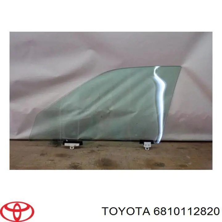 6810112820 Toyota vidro da porta dianteira direita