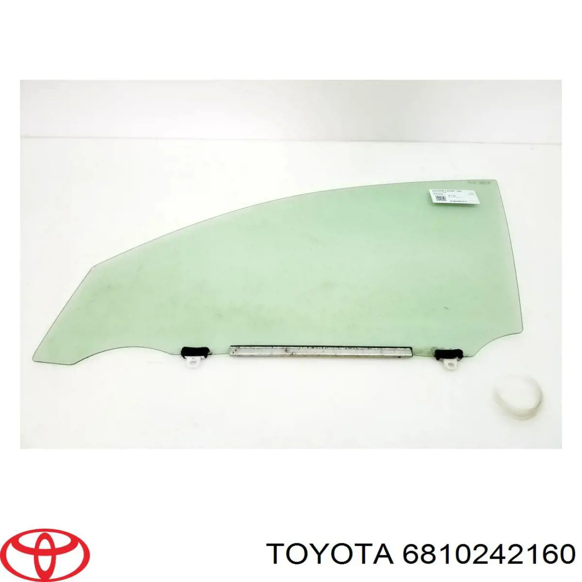 6810242160 Toyota vidro da porta dianteira esquerda