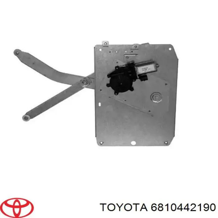 6810442190 Toyota Стекло двери задней левой