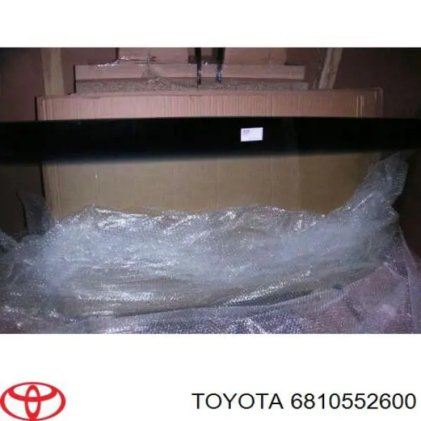 6810552600 Toyota vidro de porta-malas de 3ª/5ª porta traseira (de tampa de alcapão)