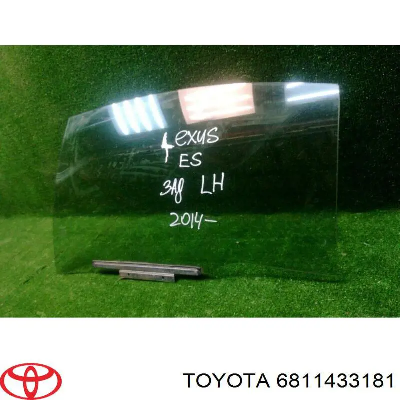 6811433181 Toyota Стекло двери задней левой