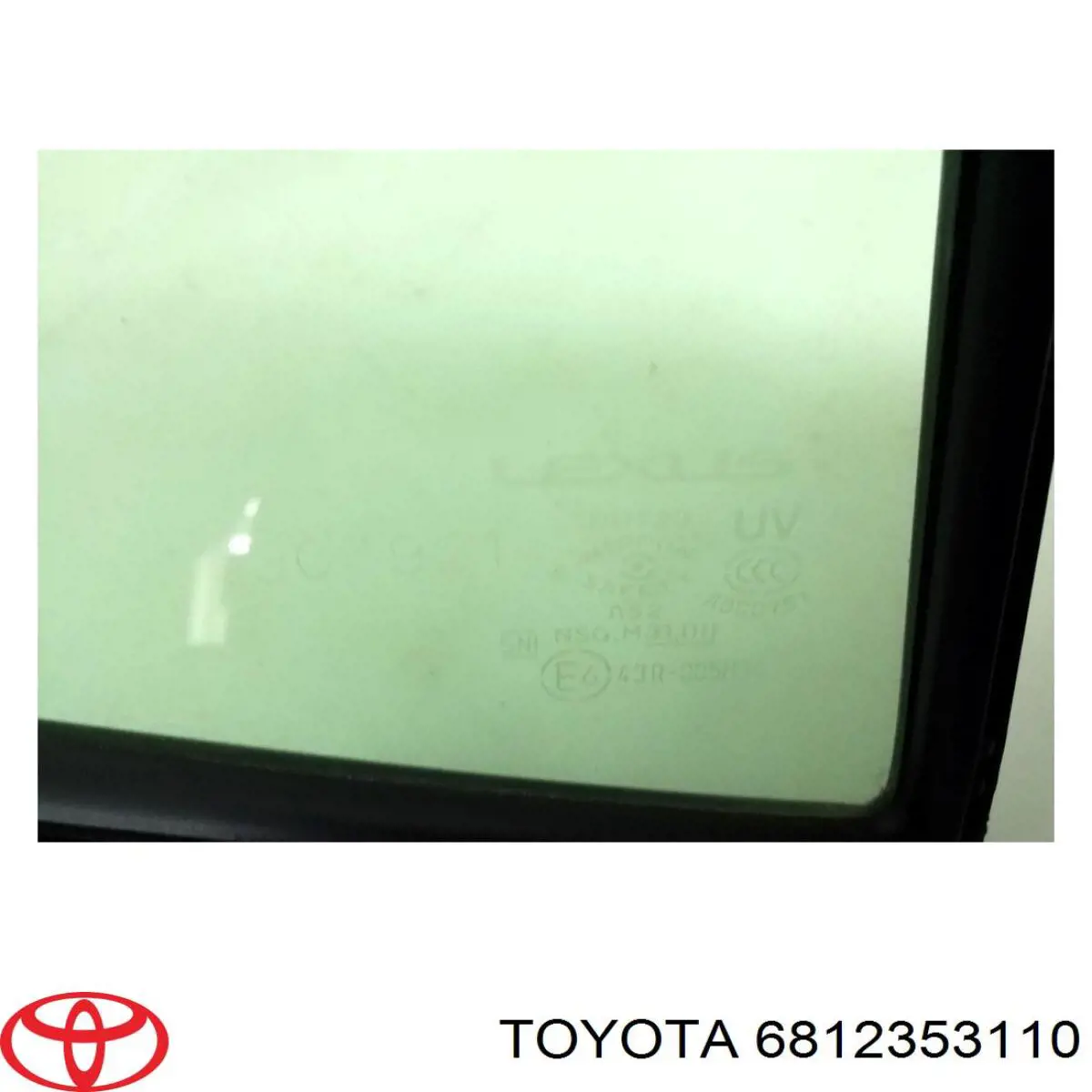 Стекло-форточка двери, задней, правой Toyota 6812353110 цена, от 20.43 USD
