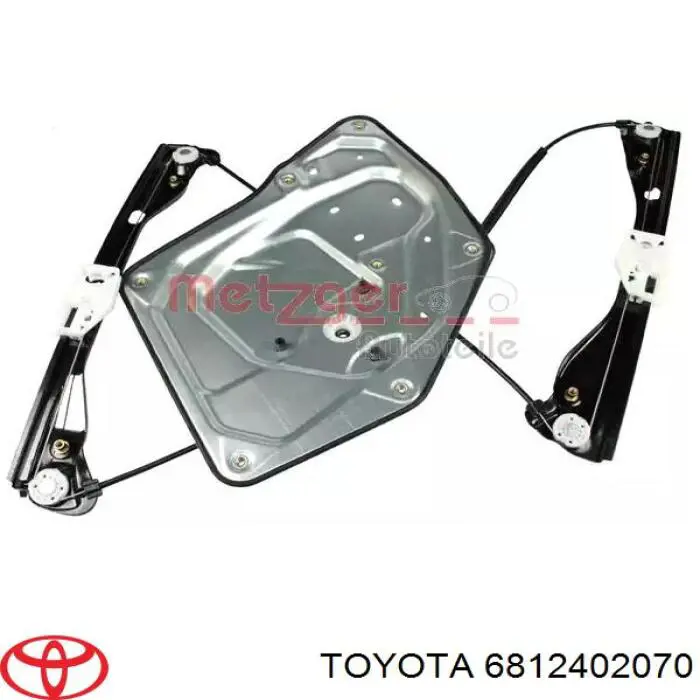6812402070 Toyota Стекло-форточка двери, задней, левой