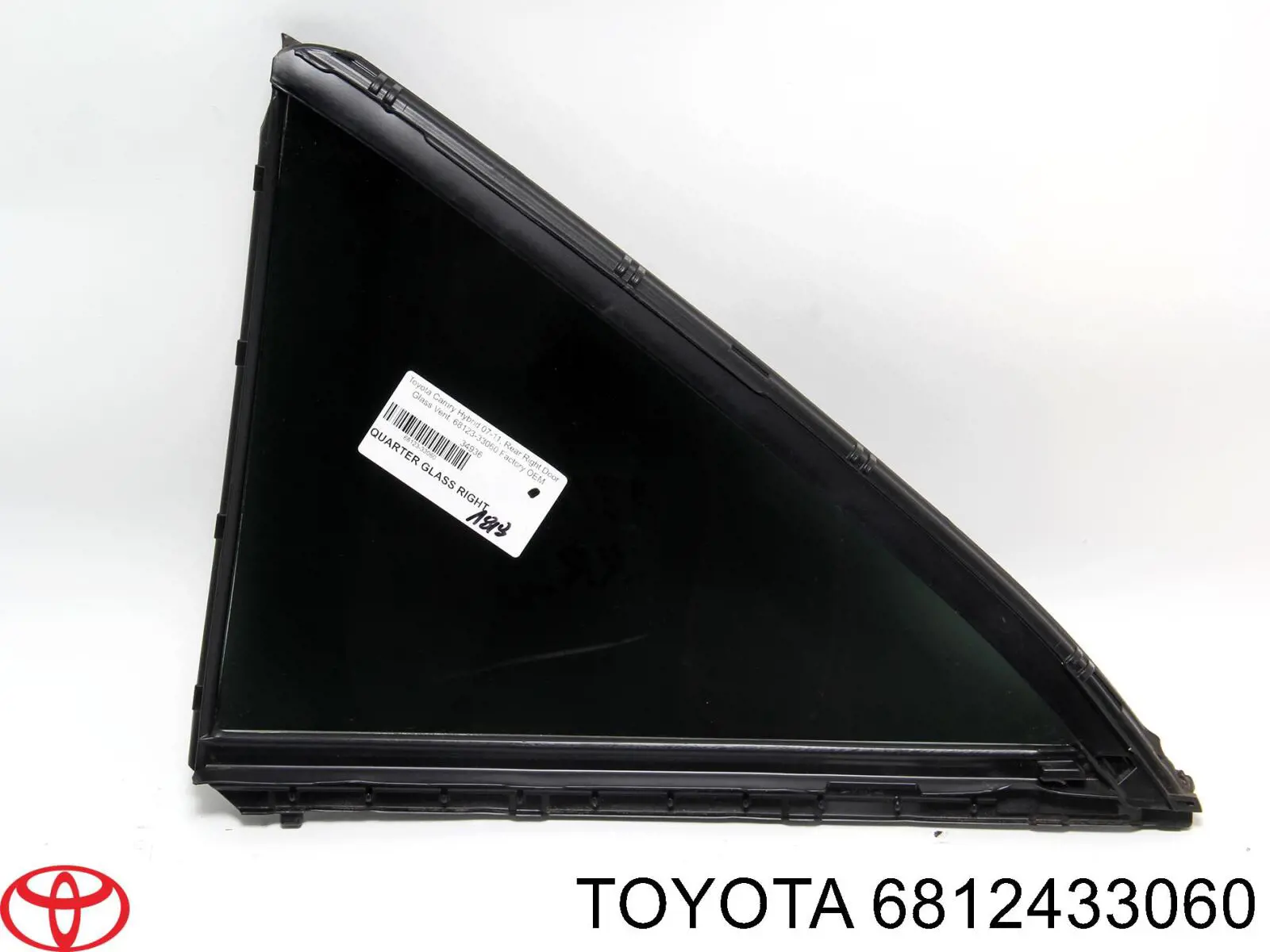 6812433060 Toyota стекло-форточка двери задней левой