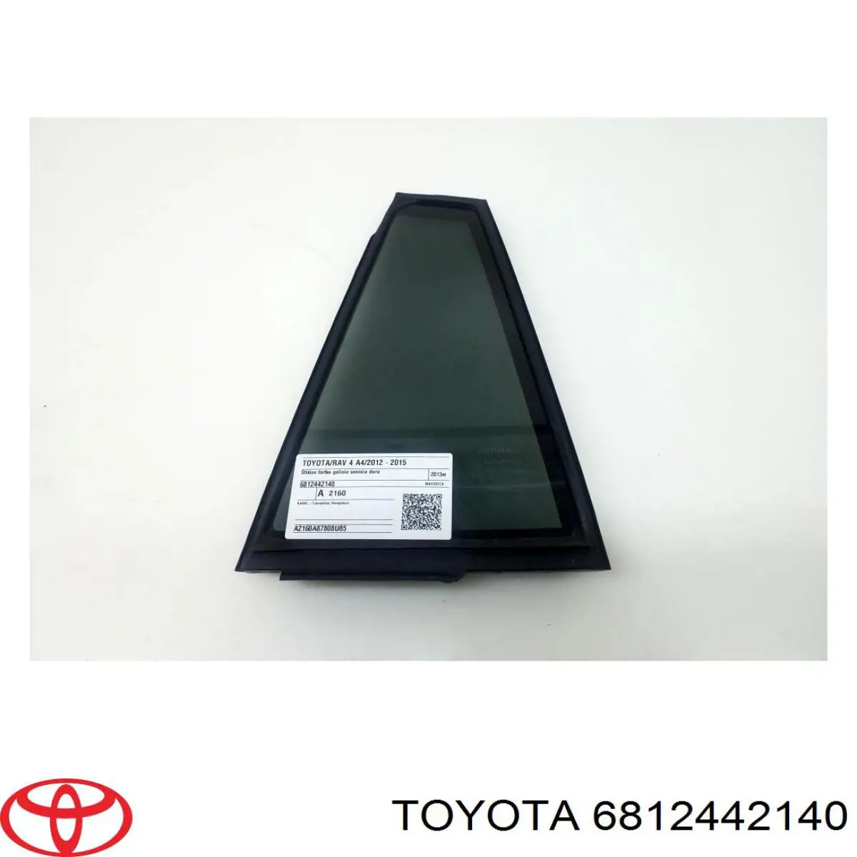 6812442140 Toyota стекло-форточка двери задней левой