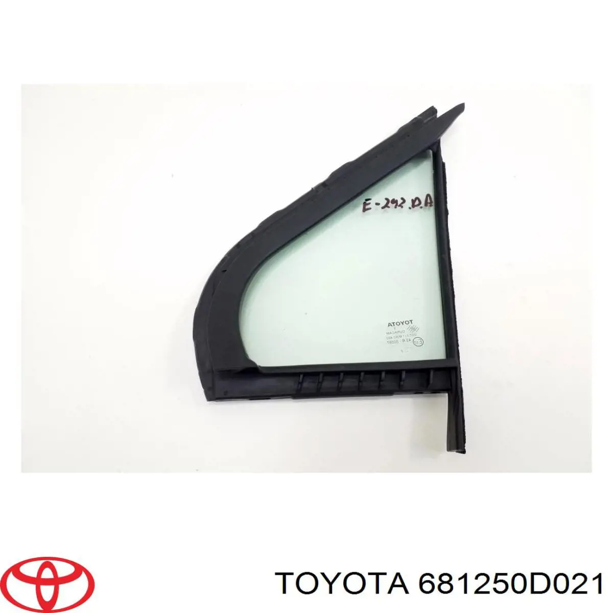 Купить 681250D021 Toyota Стекло-форточка двери передней правой