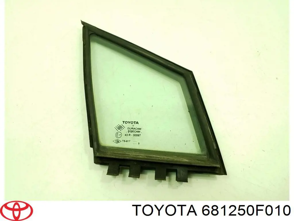 681250F010 Toyota Стекло треугольное двери передней правой