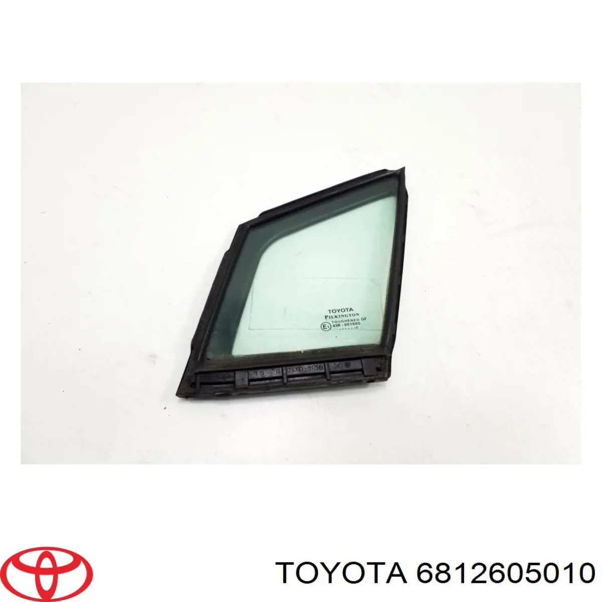 6812605010 Toyota стекло-форточка двери передней левой