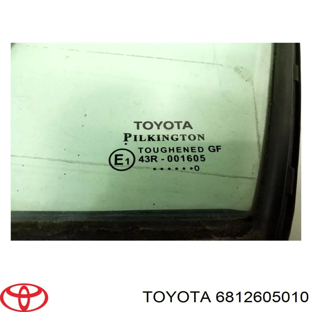 Купить 6812605010 Toyota Окно надставки двери передней