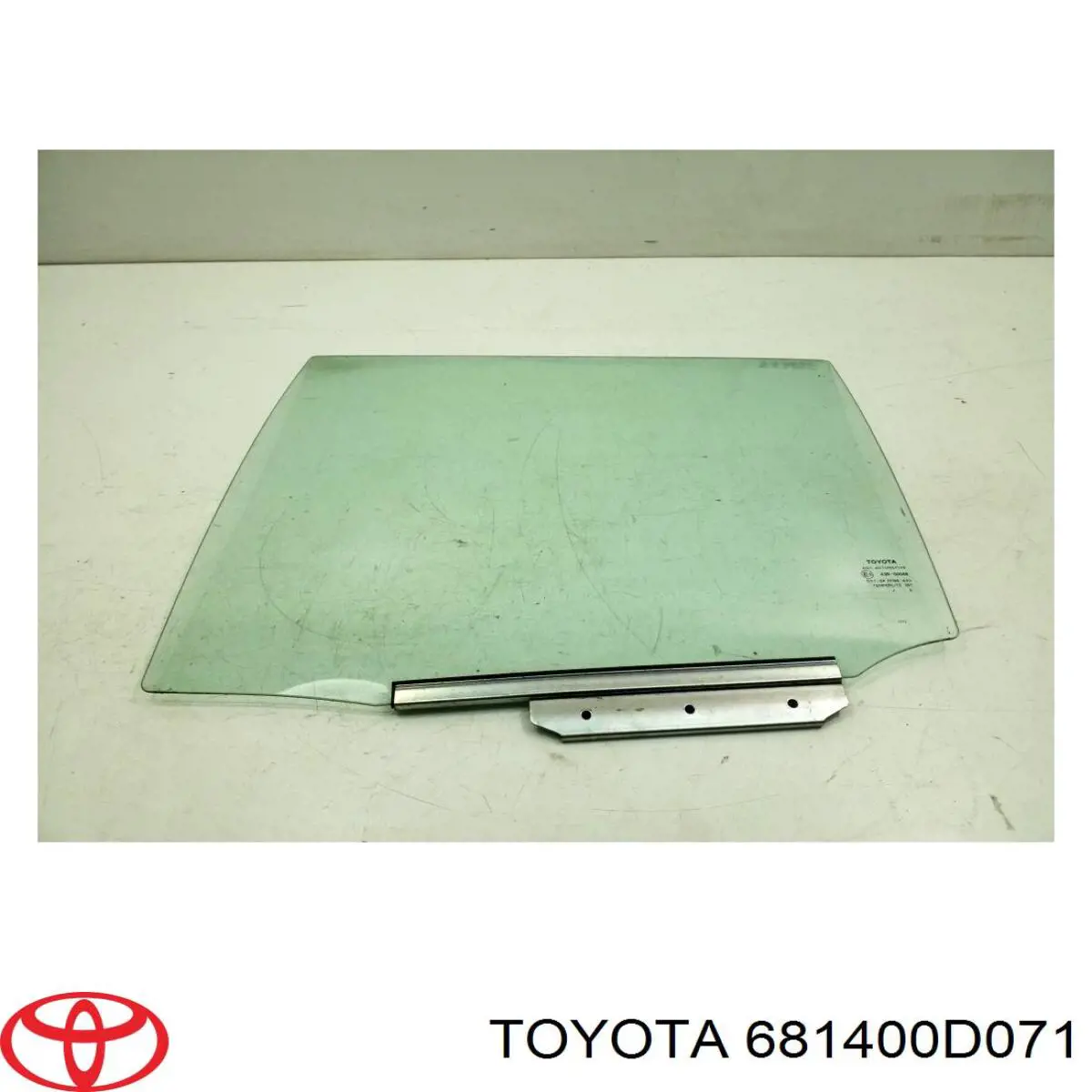 Vidro da porta traseira esquerda para Toyota Yaris (SP90)
