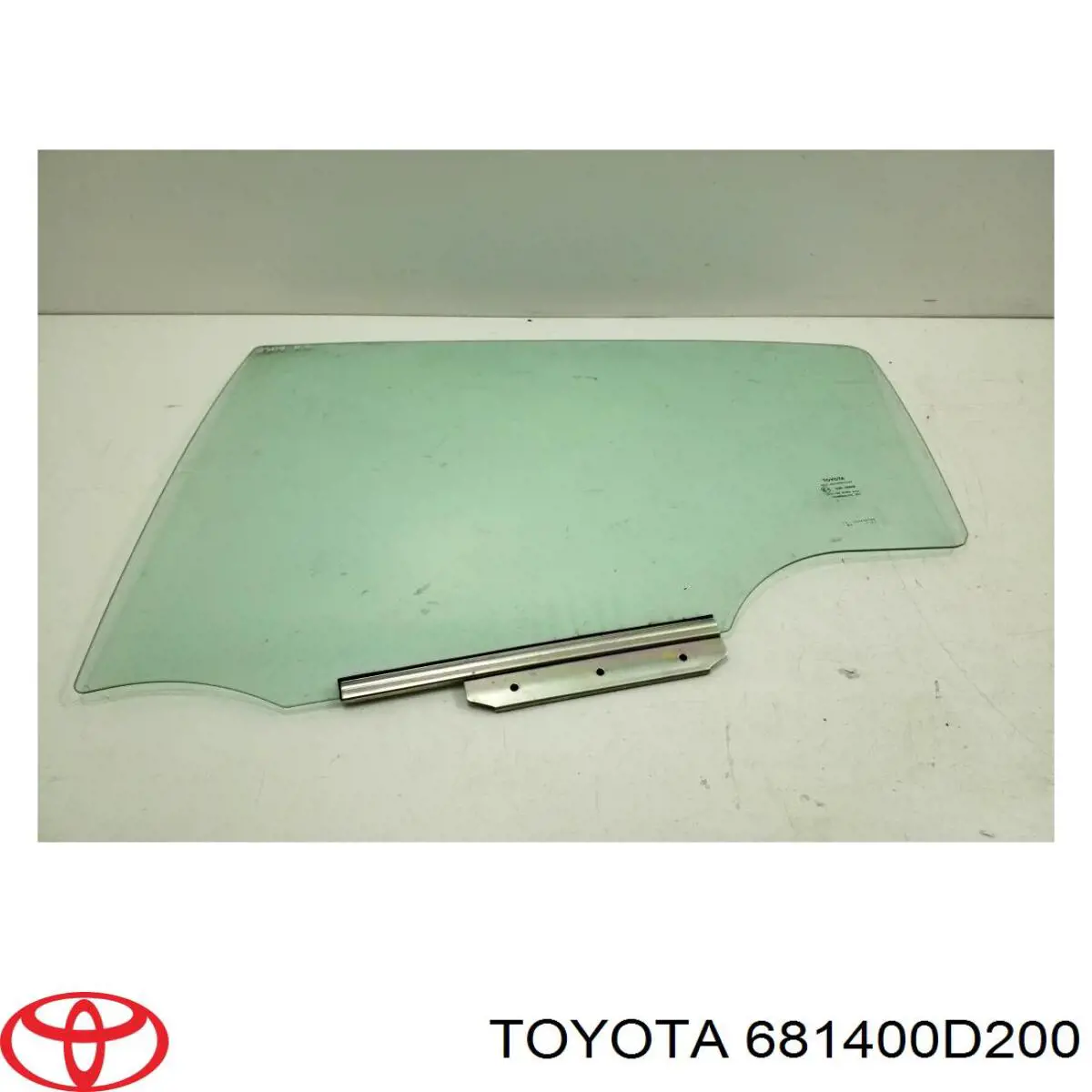 Vidro da porta traseira esquerda para Toyota Yaris (P13)