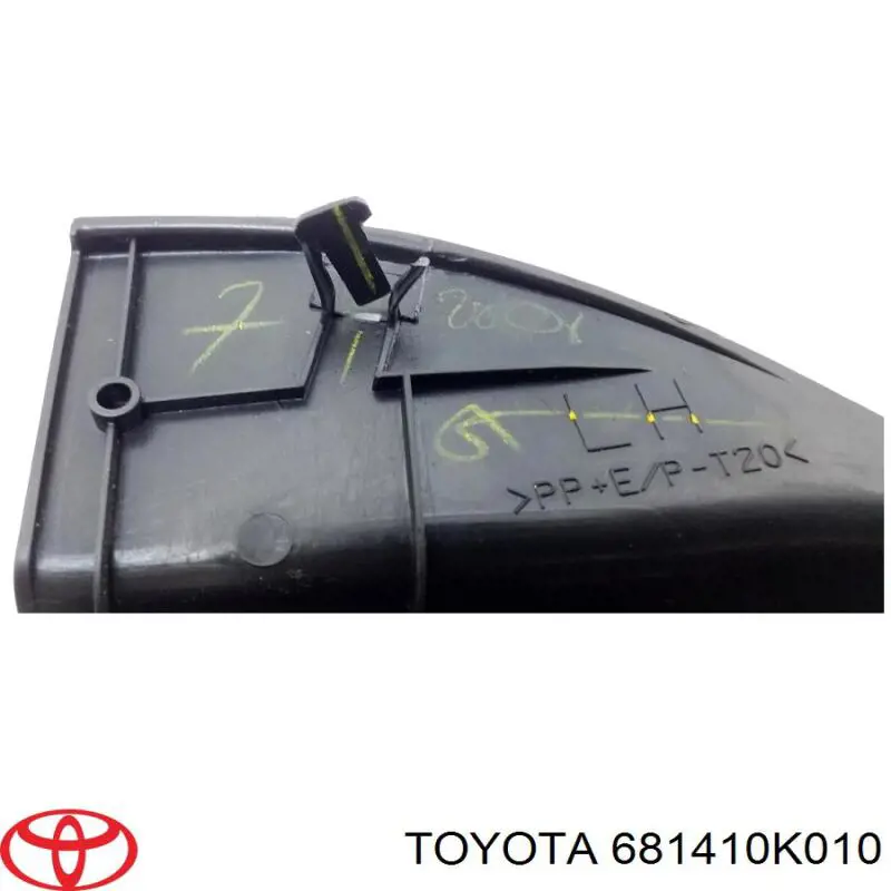 Купить 681410K010 Toyota Направляющая стекла двери