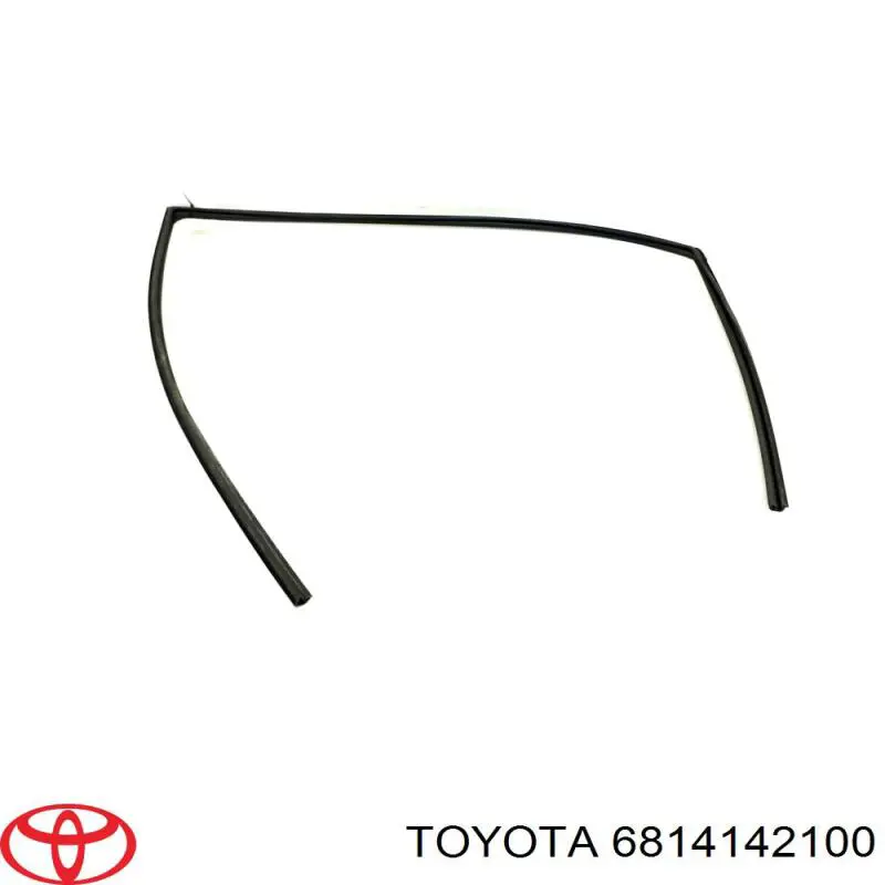 Guia de vidro de quadro da porta dianteira direita para Toyota RAV4 (A4)