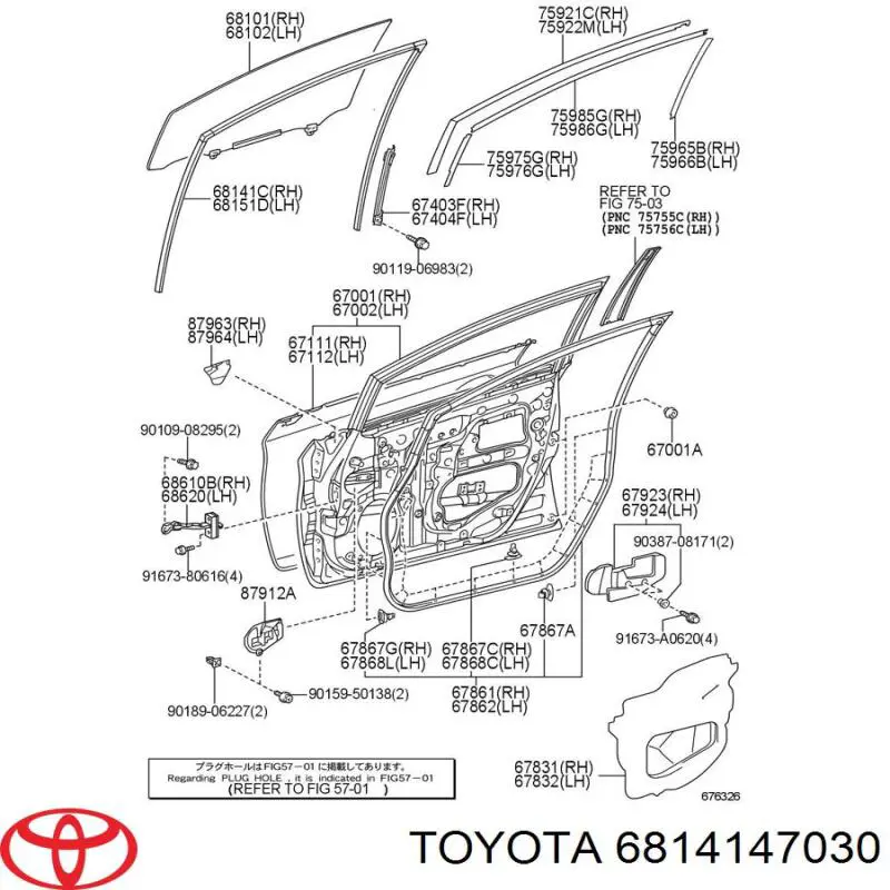 6814147030 Toyota 