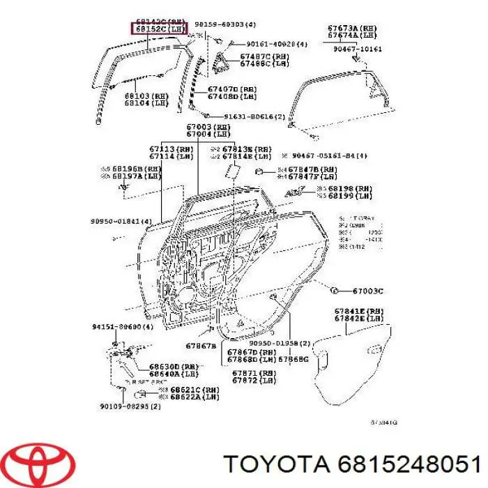  6815248051 Toyota