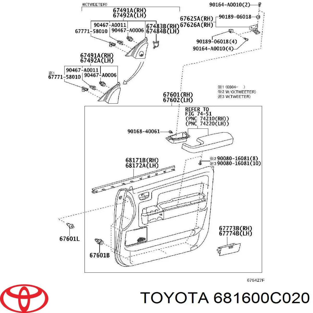  681600C020 Toyota