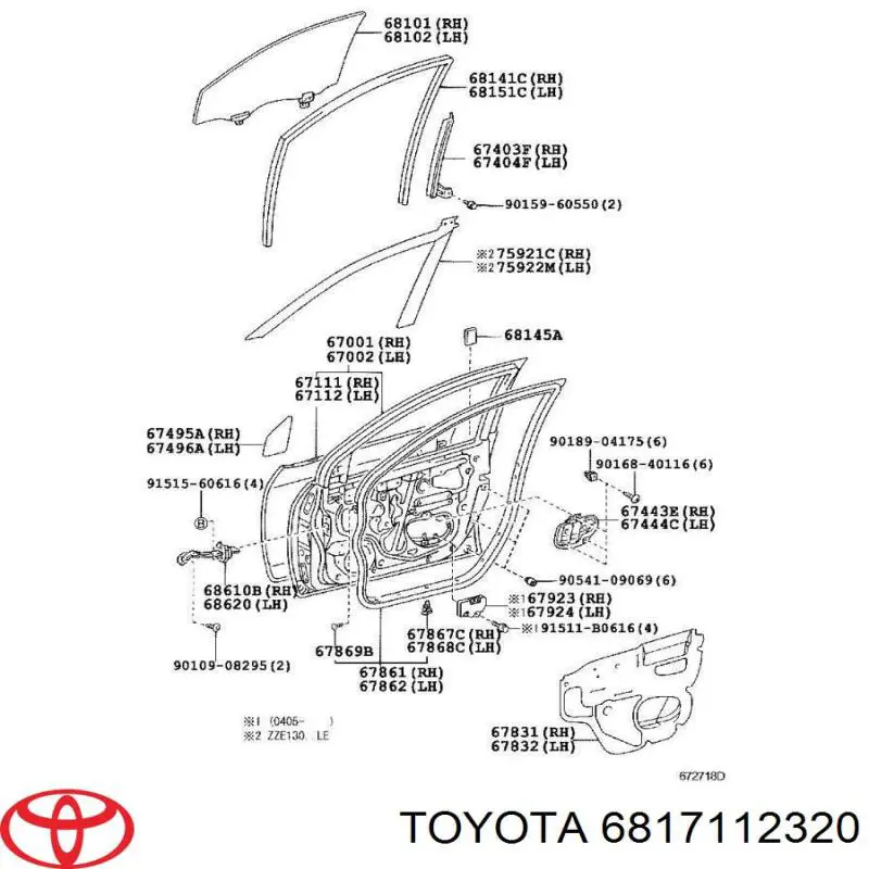 6817112320 Toyota 