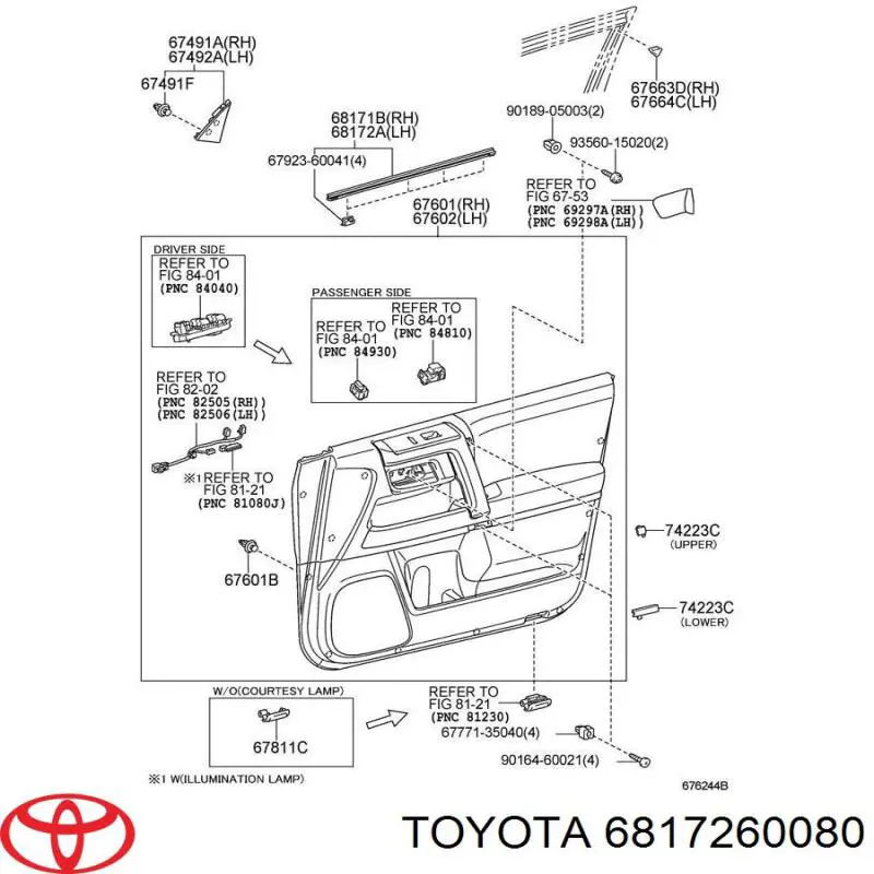  6817260080 Toyota