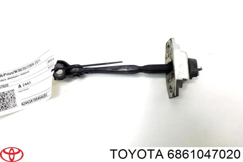 6861047020 Toyota Ограничитель открывания двери передний левый
