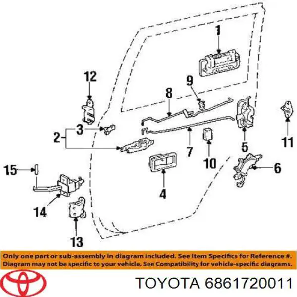  6861720011 Toyota