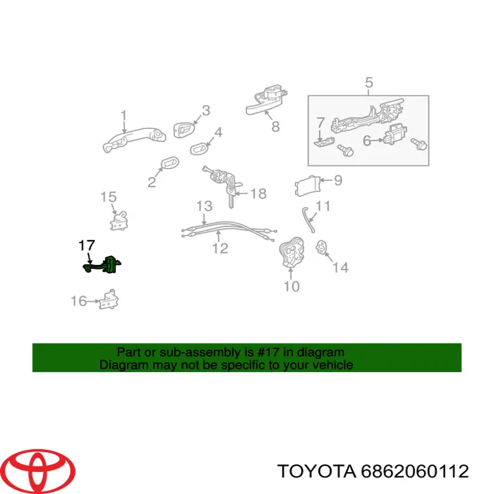 6862060112 Toyota 