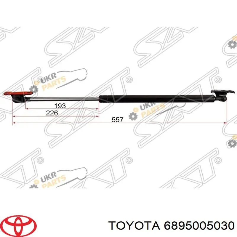 Амортизатор багажника 6895005030 Toyota