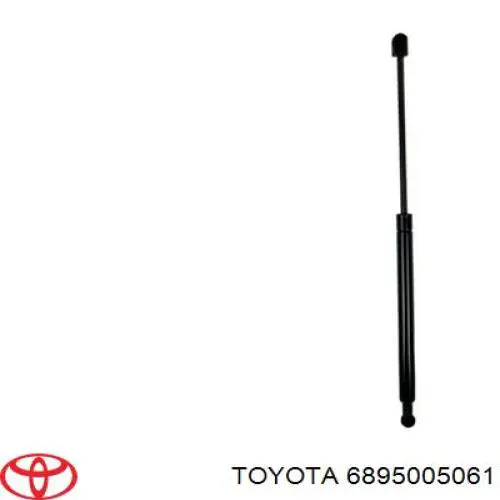 6895005061 Toyota amortecedor de tampa de porta-malas (de 3ª/5ª porta traseira)