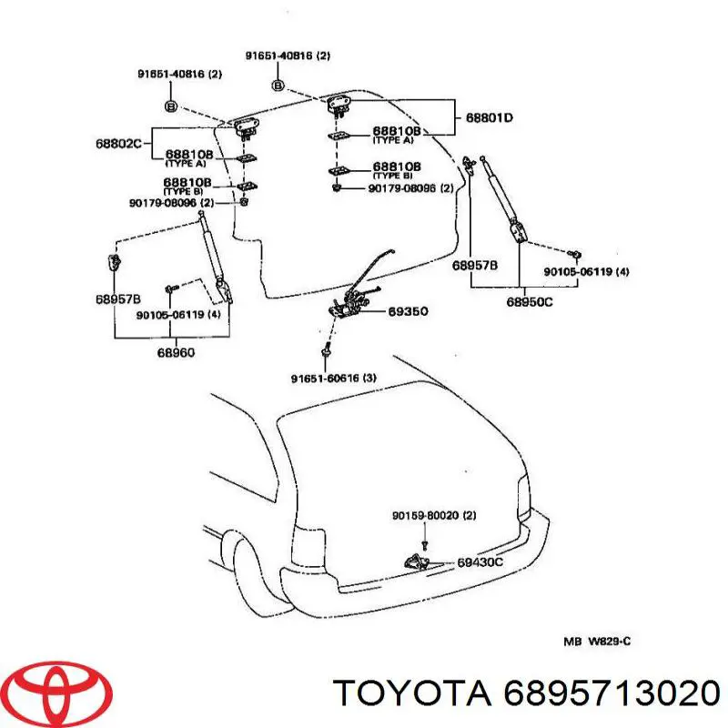  6895713020 Toyota