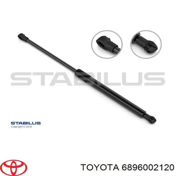 Купить 600143 Hans Pries (Topran) Амортизатор двери багажника
