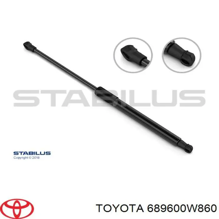 Амортизатор задней двери Toyota 689600W860 цена, от 22.60 USD