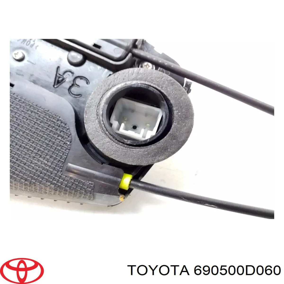Fecho da porta traseira direita para Toyota Yaris (SP90)