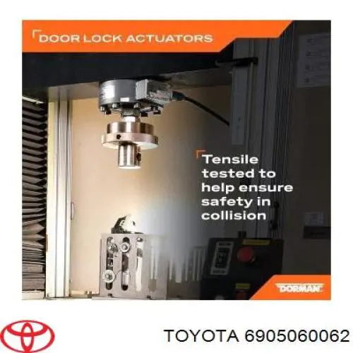 Замок задней двери, правой Toyota 6905060062 цена, от 50.68 USD