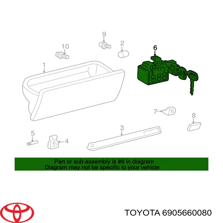 6905660080 Toyota