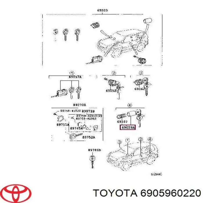 6905960220 Toyota 