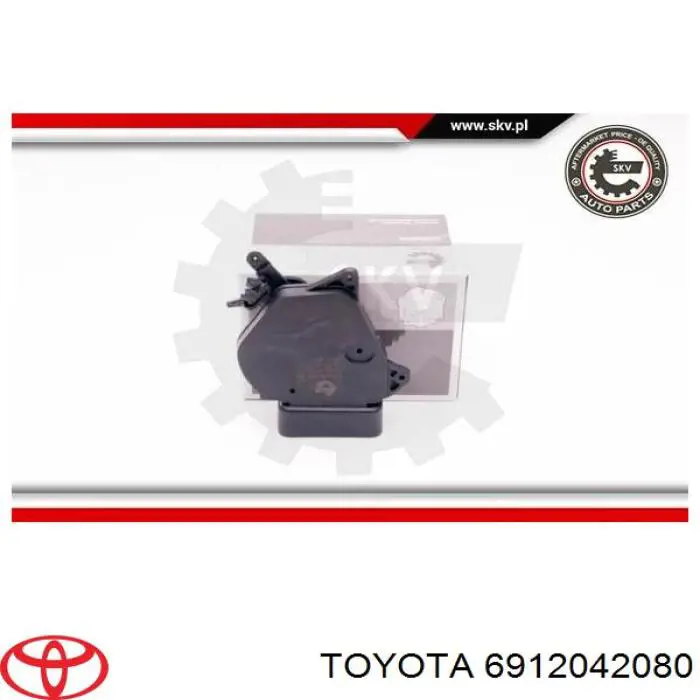 Мотор-привод открытия/закрытия замка двери передней левой Toyota 6912042080