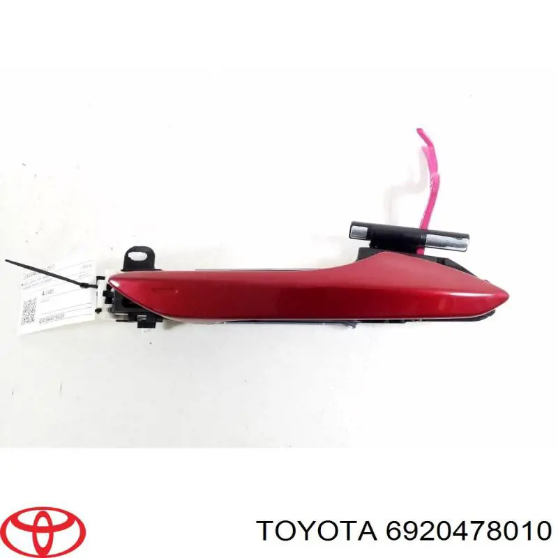 Держатель наружной ручки двери задней левой Toyota 6920478010 цена, от 23.70 USD