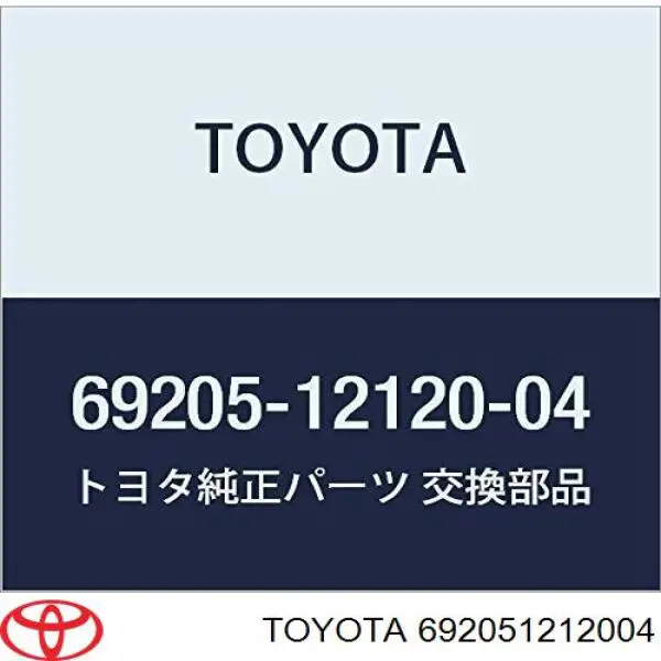  692051212004 Toyota