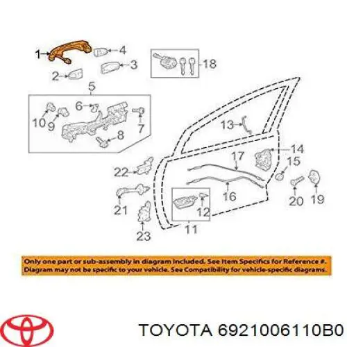 6921006110B0 Toyota 