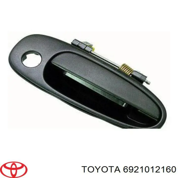 Ручка двери передней наружная правая на Toyota Corolla 