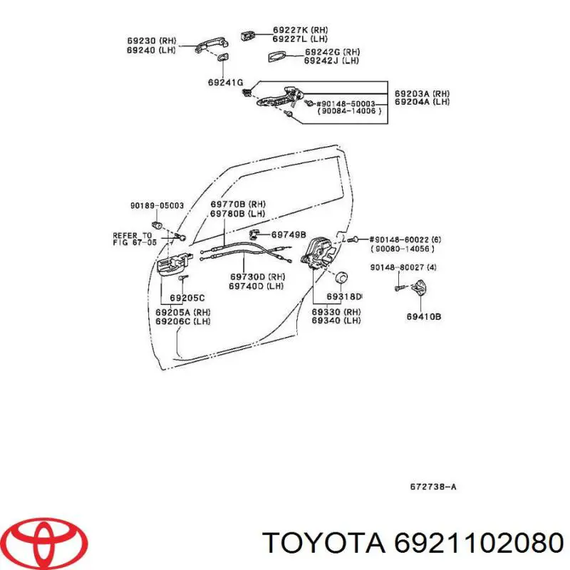  6921102080 Toyota