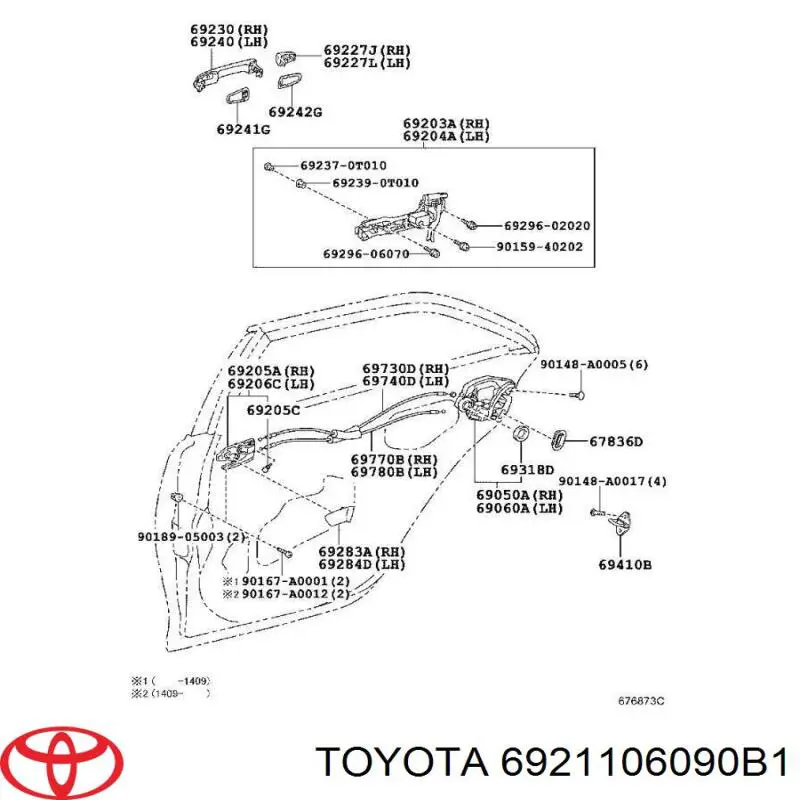 6921106090B1 Toyota