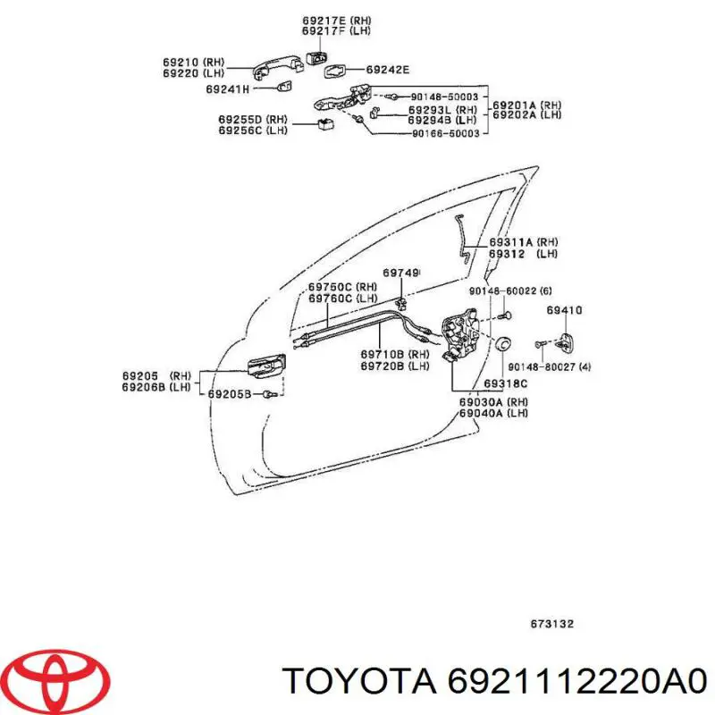  6921112220A0 Toyota